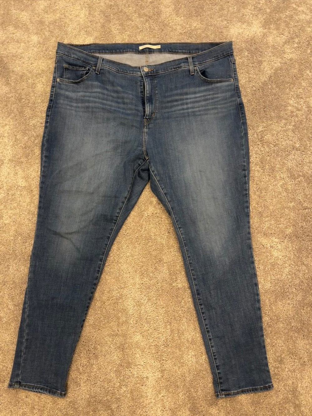 Levi’s 721 High Rise Skinny Jeans, size 24W